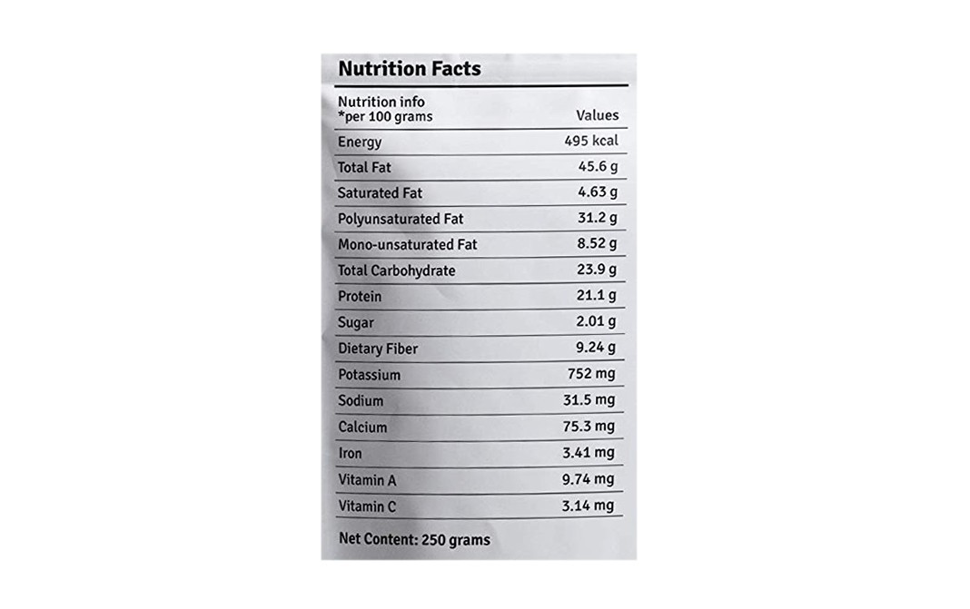 9Grams Sprouted & Crunchy Sunflower Seeds Unsalted   Pack  250 grams
